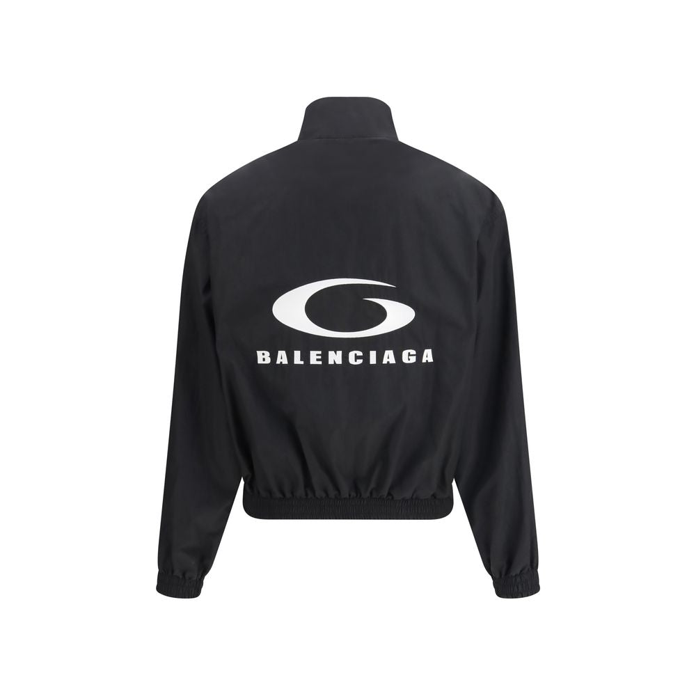 Balenciaga Schwarze Baumwoll-Shell-Jacke