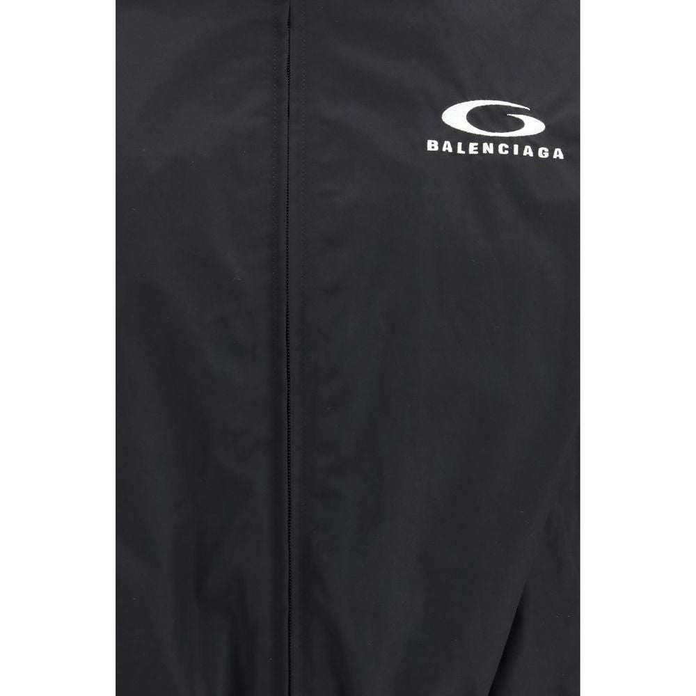 Balenciaga Schwarze Baumwoll-Shell-Jacke