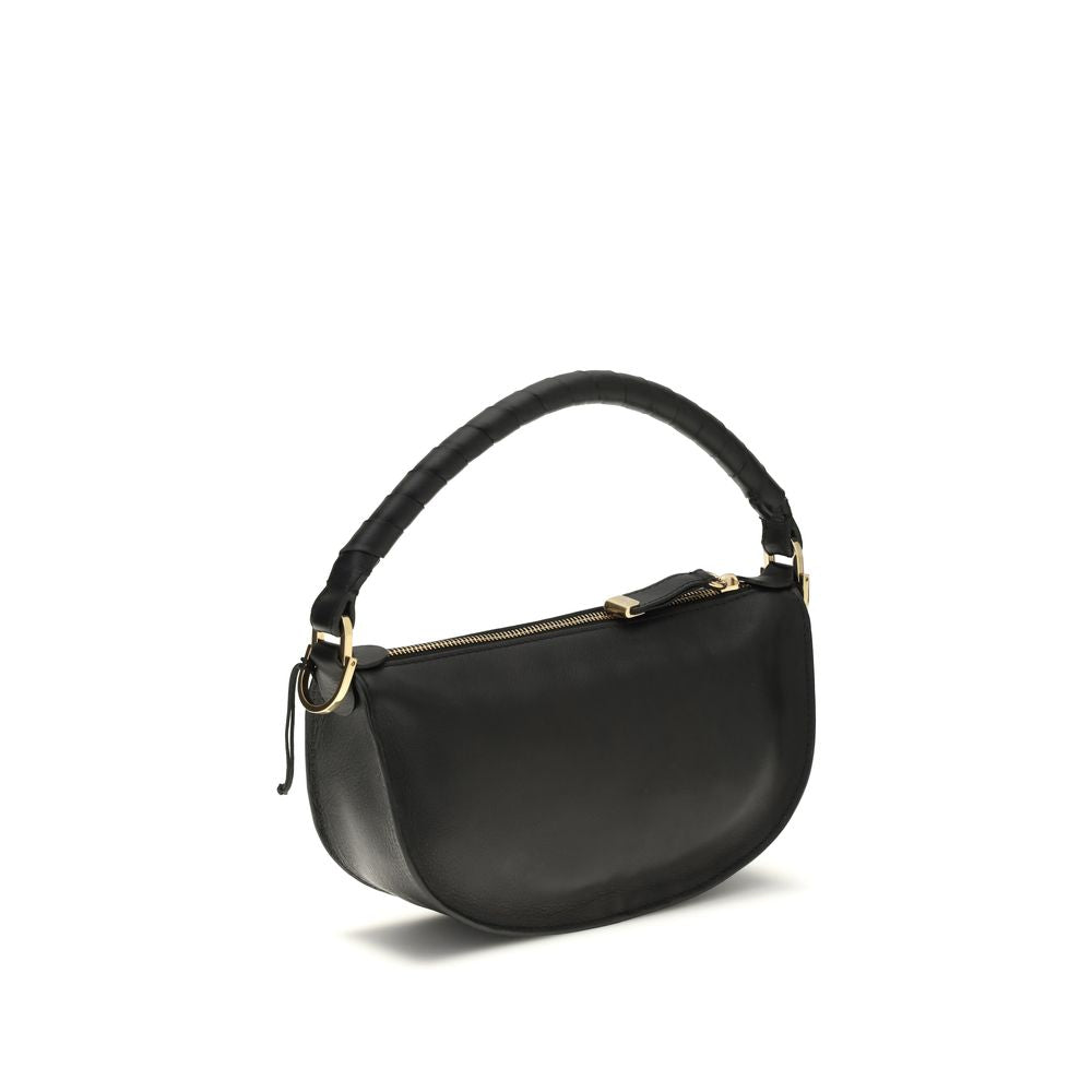 Chloé Schwarze Kalbsleder Bos Taurus Schultertasche