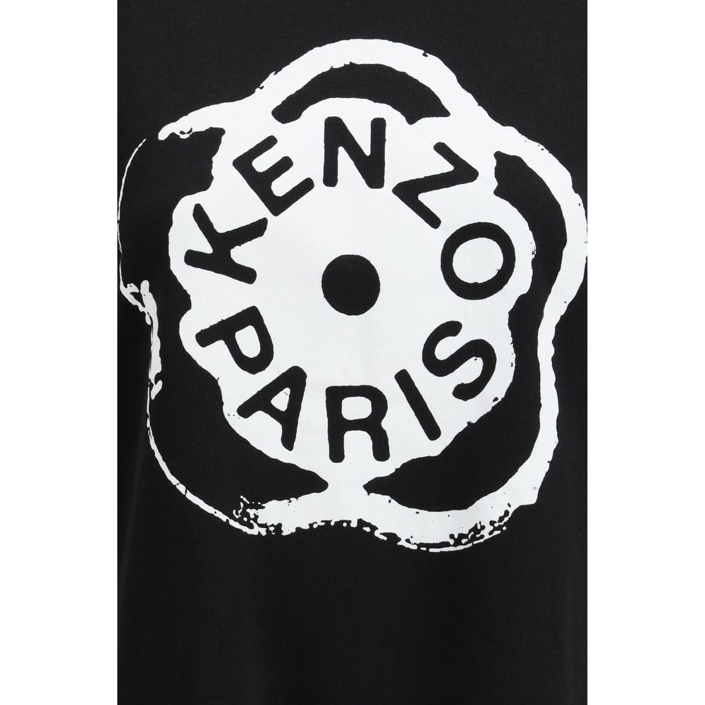 Kenzo Schwarzes Baumwoll-T-Shirt