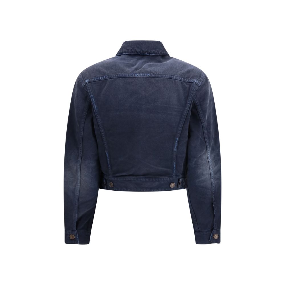 Balenciaga Blaue Baumwoll-Denimjacke