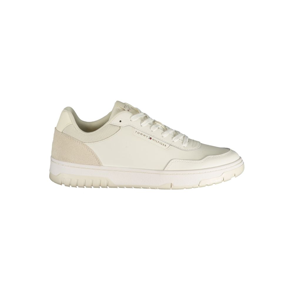 Tommy Hilfiger Weiße Sneaker aus Polyurethan für Herren