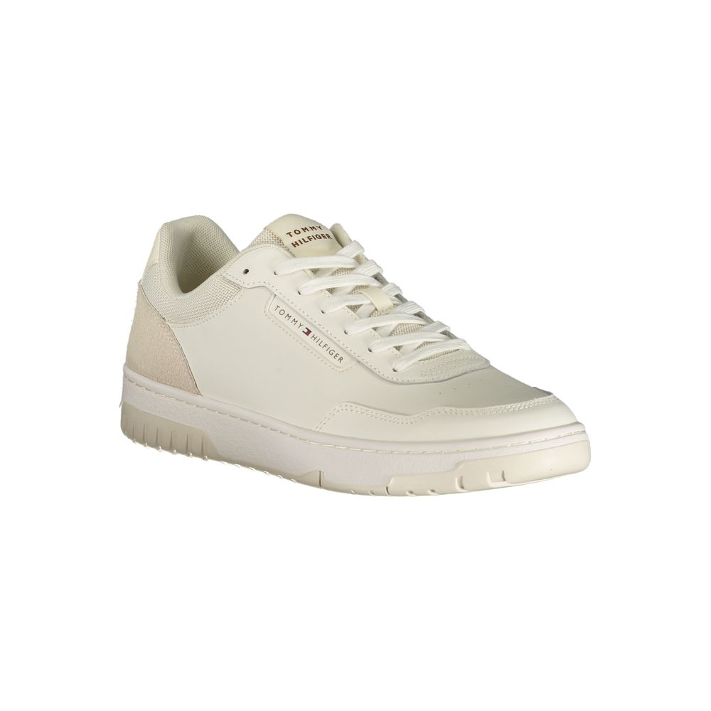 Tommy Hilfiger Weiße Sneaker aus Polyurethan für Herren