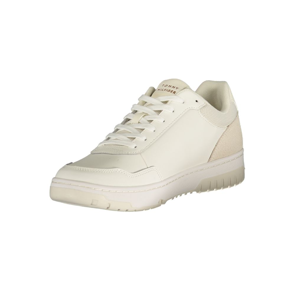 Tommy Hilfiger Weiße Sneaker aus Polyurethan für Herren