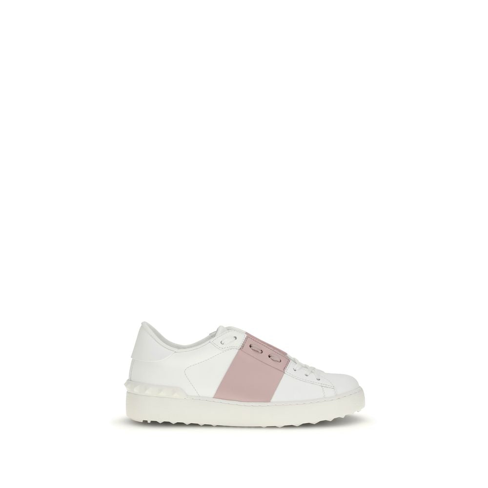 Valentino Garavani Weiße Bos Taurus Kalbsleder-Sneakers