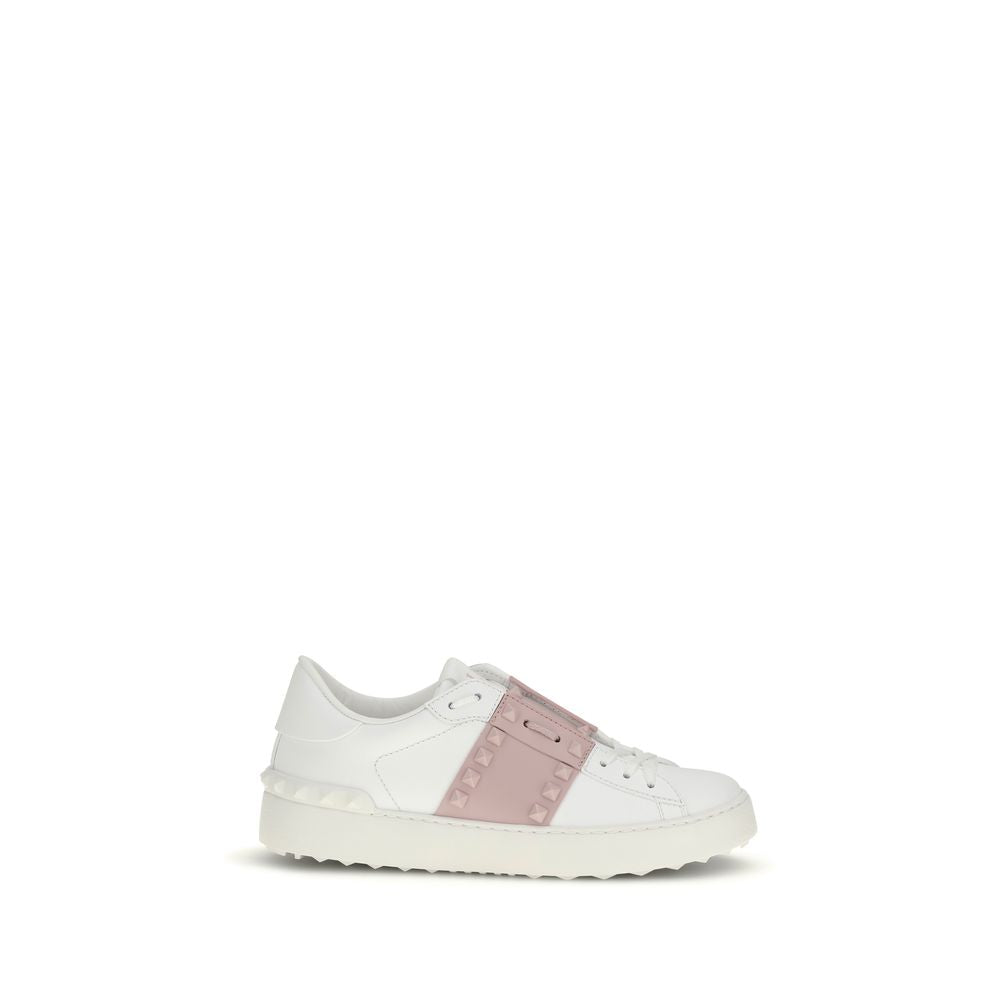 Valentino Garavani Weiße Bos Taurus Kalbsleder Sneaker