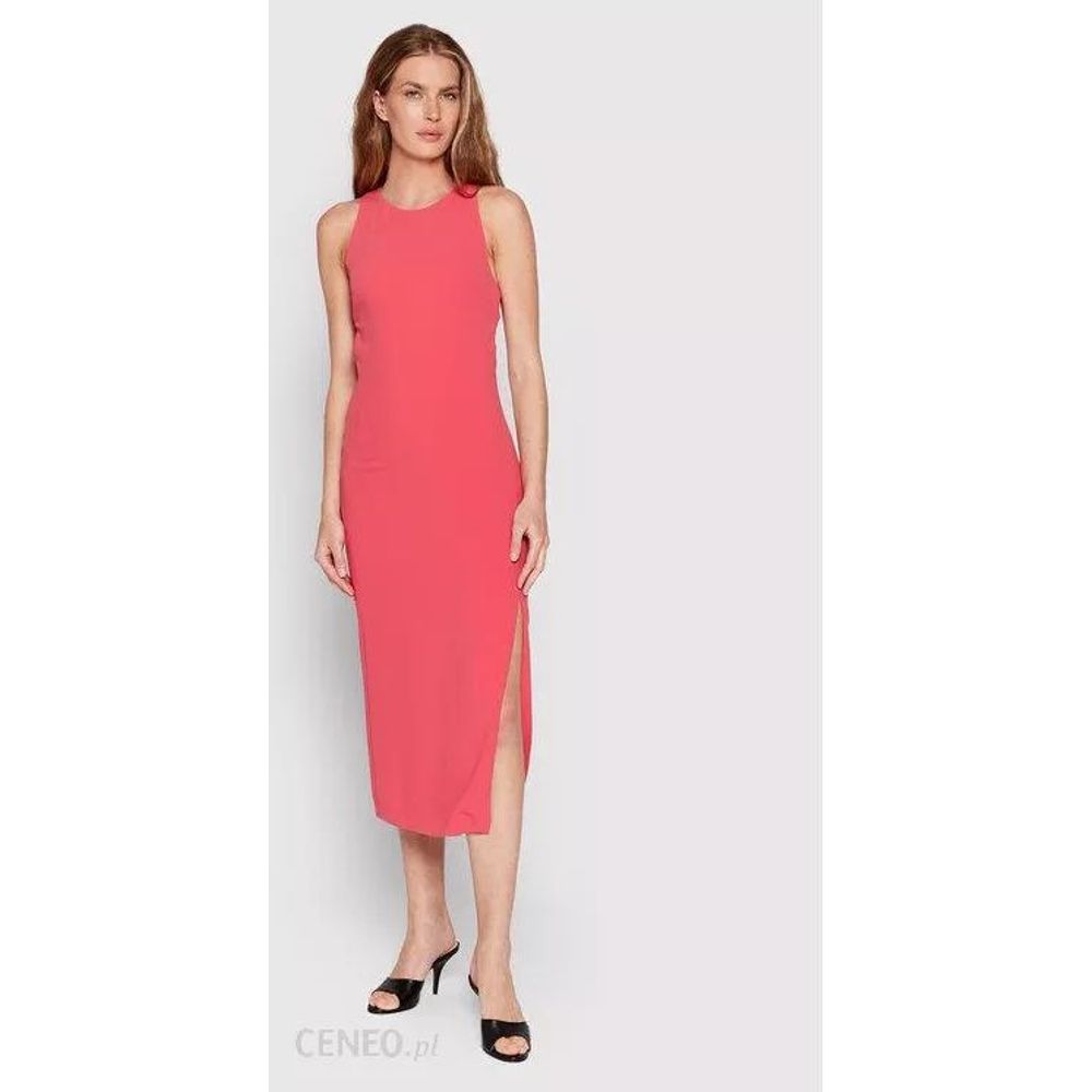 Patrizia Pepe Rotes Polyester Freizeitkleid