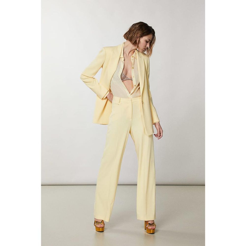 Patrizia Pepe Gelbe Hose aus Polyester
