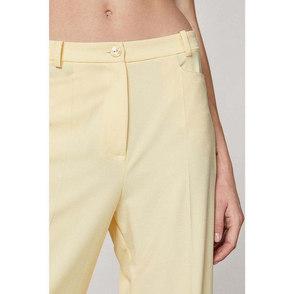 Patrizia Pepe Gelbe Hose aus Polyester