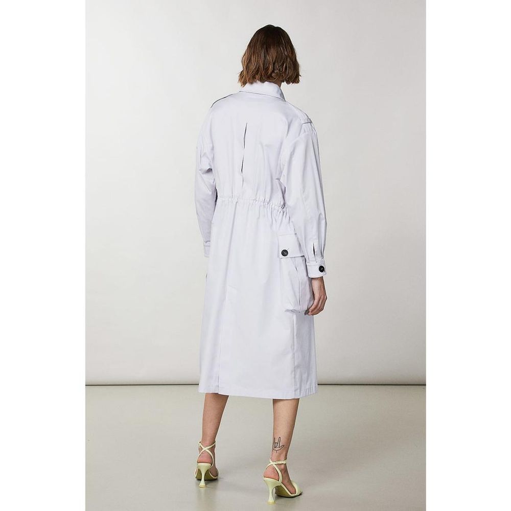 Patrizia Pepe Lila Polyester-Mantel