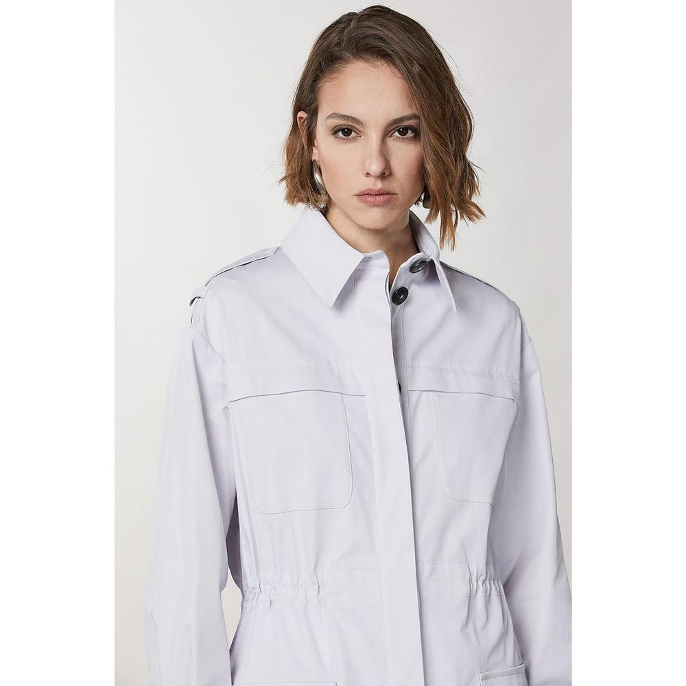 Patrizia Pepe Lila Polyester-Mantel