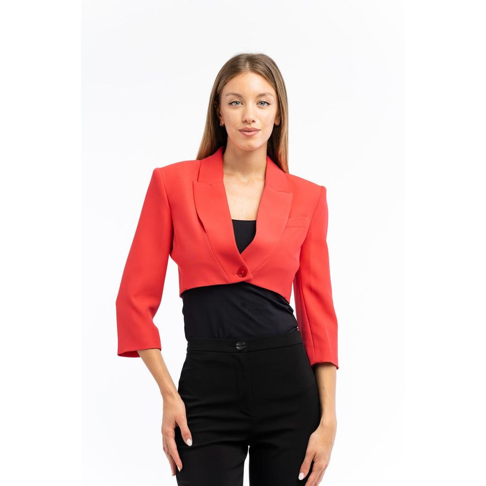 Patrizia Pepe Roter Polyester-Blazer
