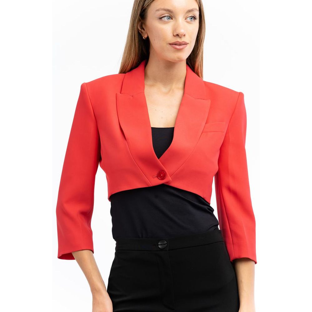 Patrizia Pepe Roter Polyester-Blazer