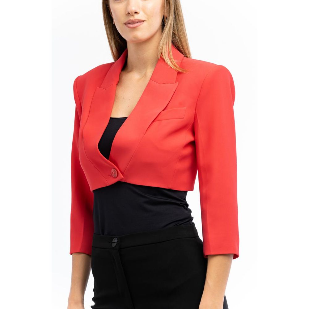 Patrizia Pepe Roter Polyester-Blazer