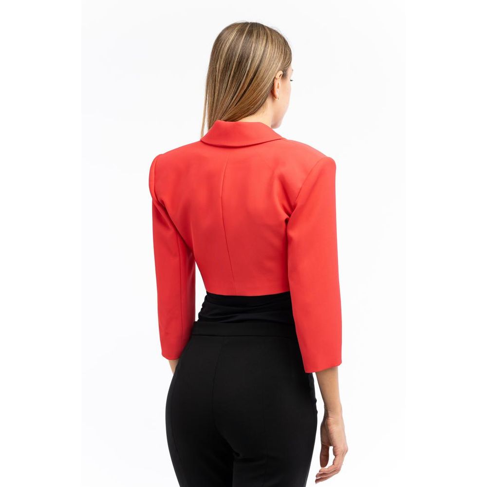 Patrizia Pepe Roter Polyester-Blazer
