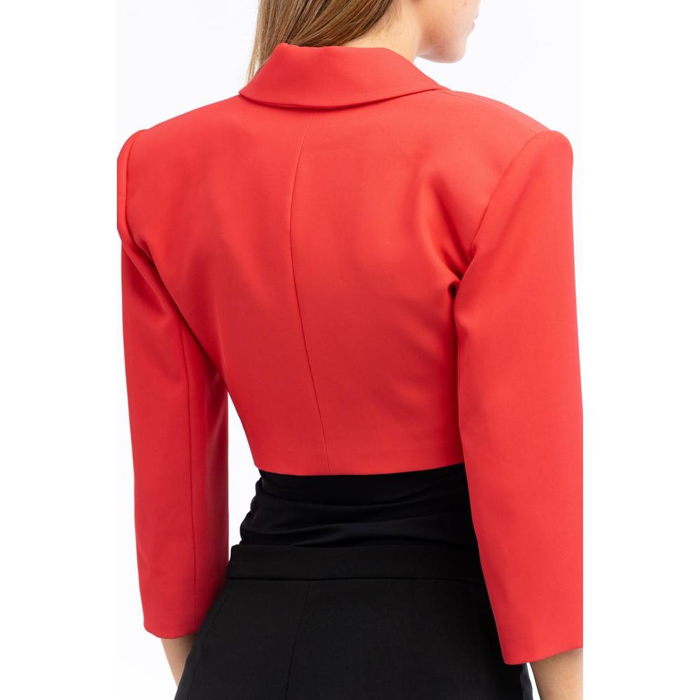 Patrizia Pepe Roter Polyester-Blazer