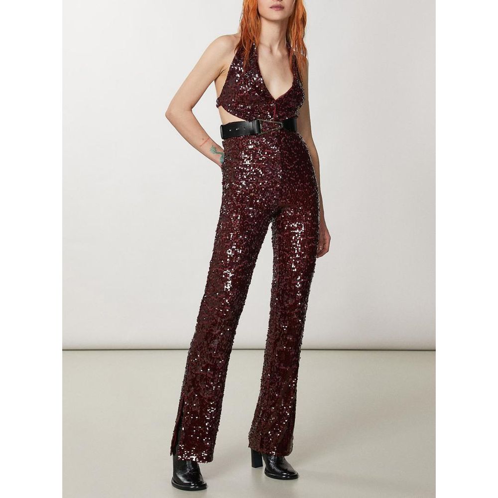 Patrizia Pepe Roter Jumpsuit aus Polyester