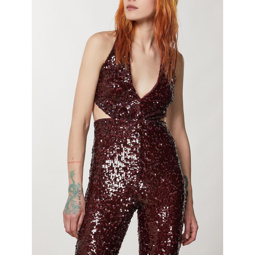 Patrizia Pepe Roter Jumpsuit aus Polyester