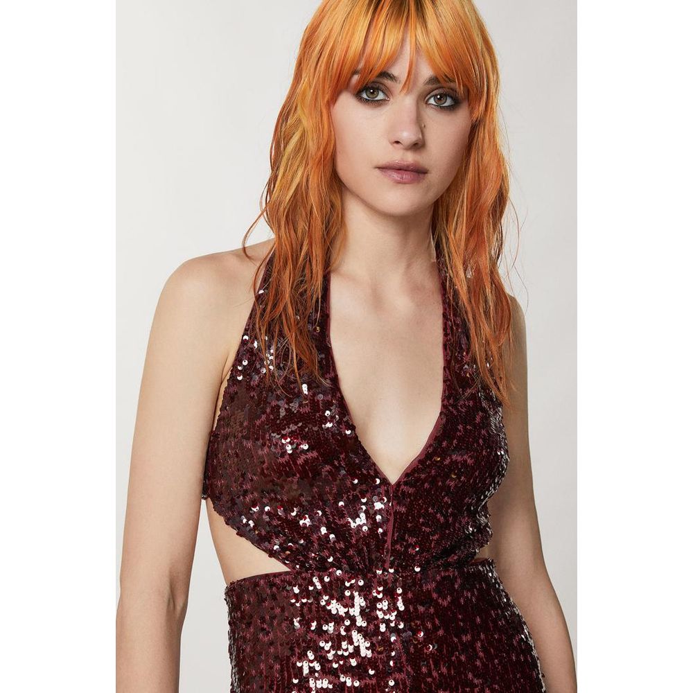 Patrizia Pepe Roter Jumpsuit aus Polyester