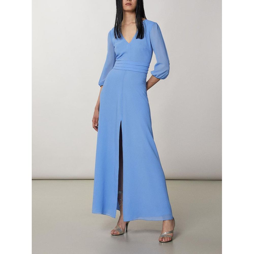 Patrizia Pepe Blaues Polyester-Freizeitkleid