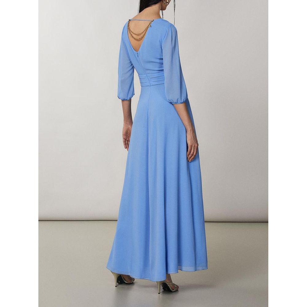 Patrizia Pepe Blaues Polyester-Freizeitkleid
