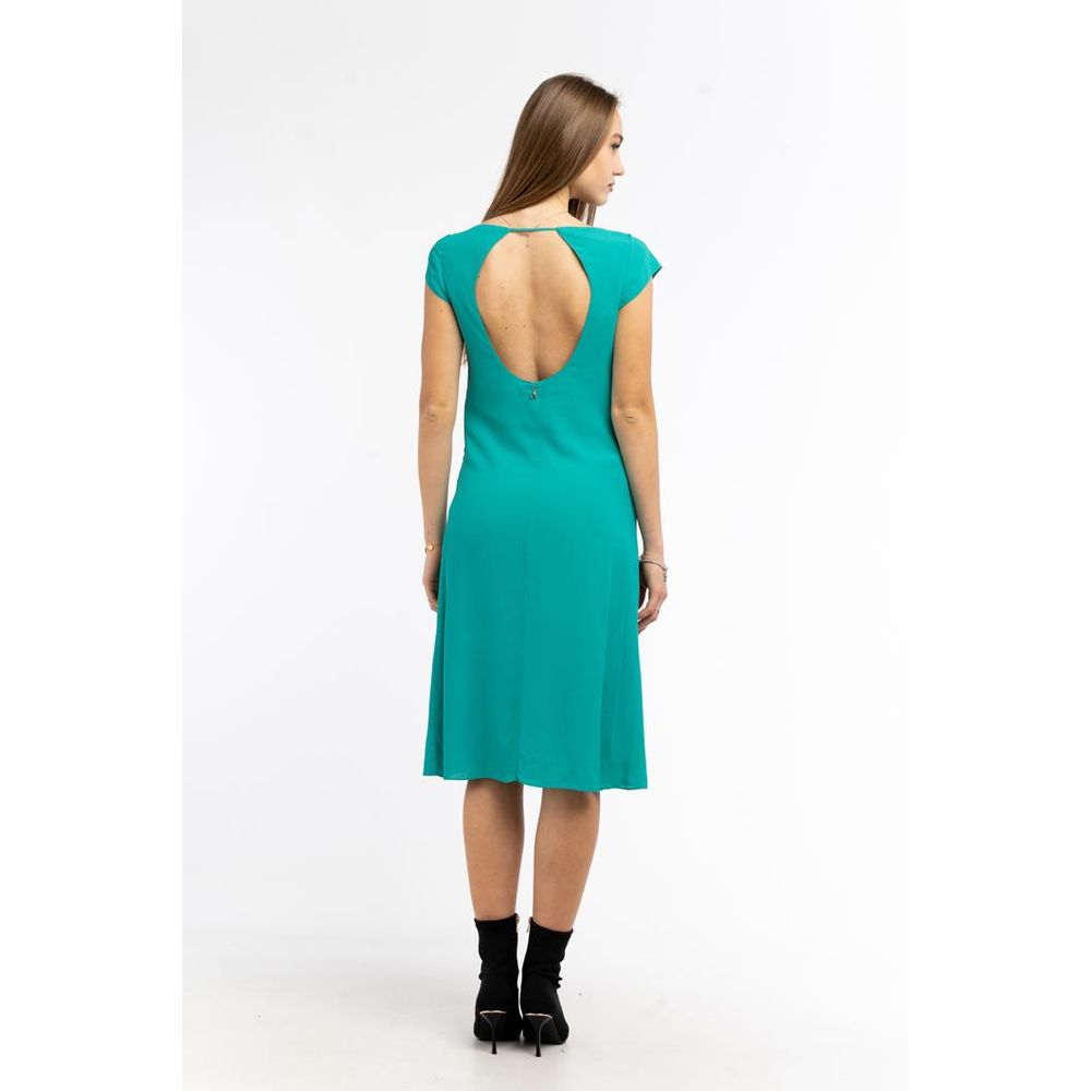 Patrizia Pepe Grünes Viskose-Freizeitkleid