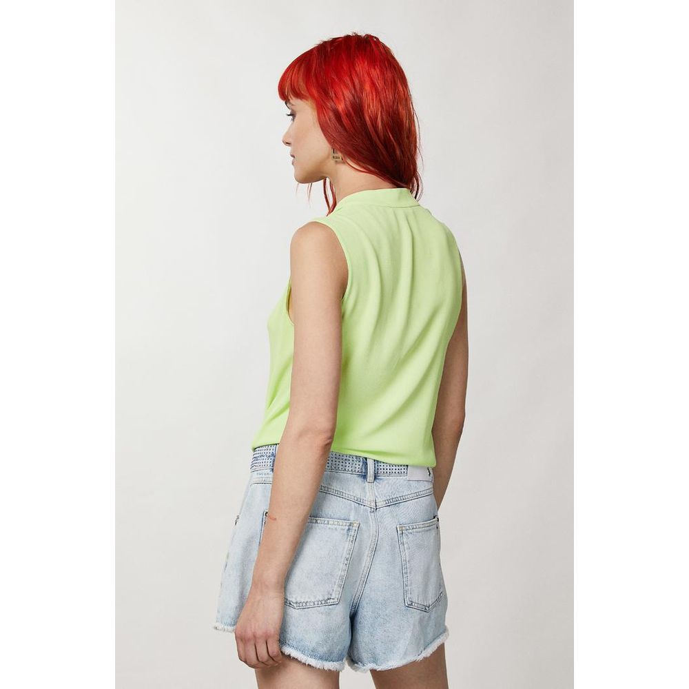Patrizia Pepe Gelbe Jeans-Shorts