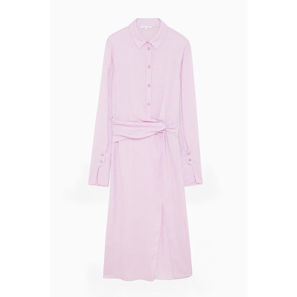 Patrizia Pepe Lila Kupferfarbenes Freizeitkleid