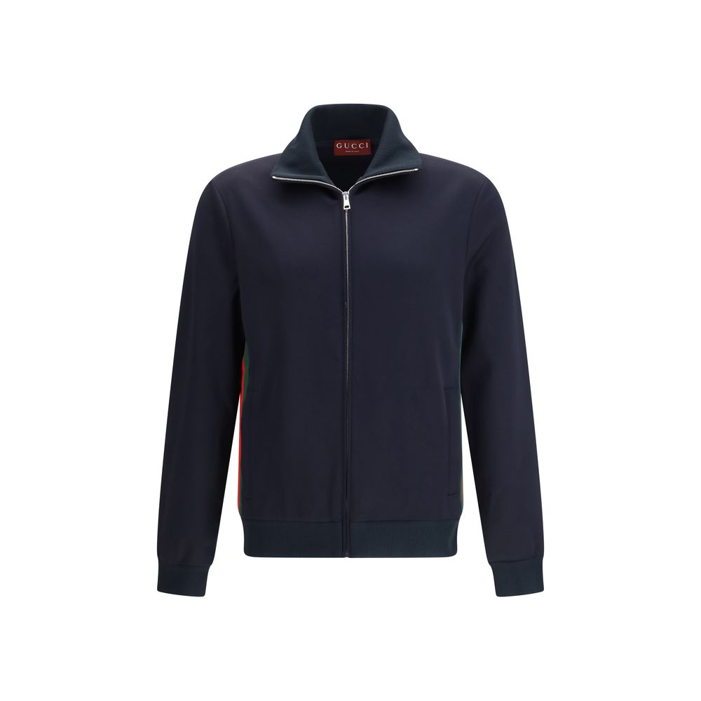 Gucci Blaue Shell-Jacke aus Polyester