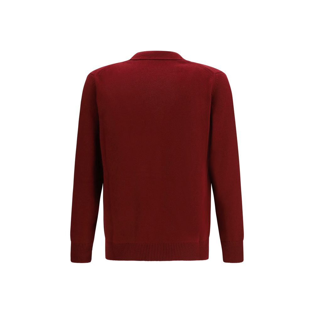 Gucci Bordeaux Wollstrickjacke