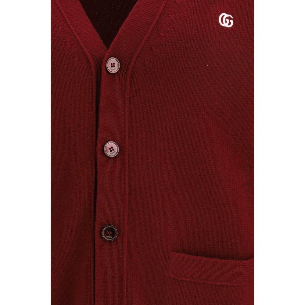 Gucci Bordeaux Wollstrickjacke