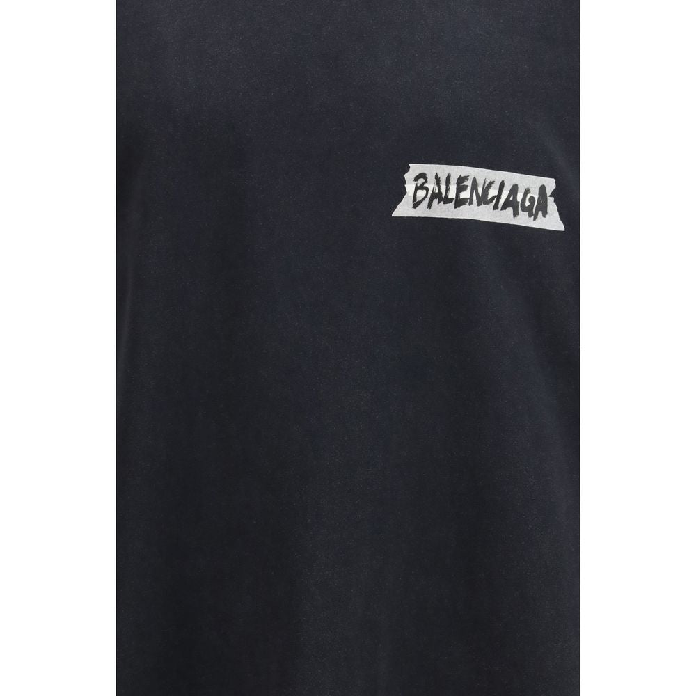 Balenciaga Schwarzer Baumwoll-Sweatshirt