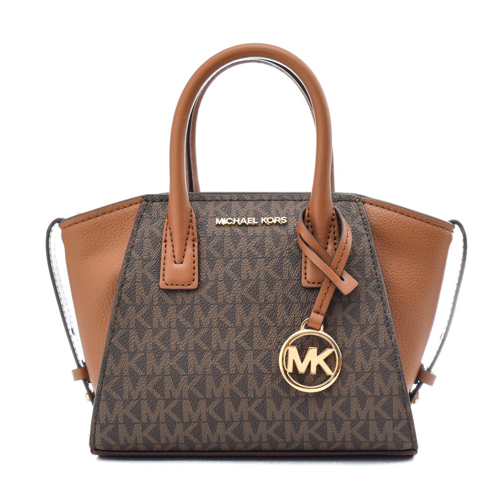 Michael Kors Braune Canvas Handtasche