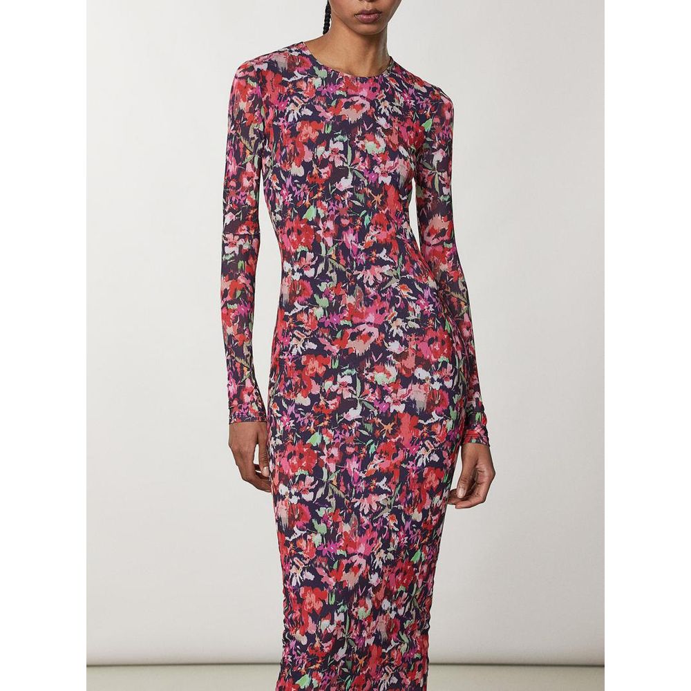 Patrizia Pepe Rotes Freizeitkleid aus Polyester