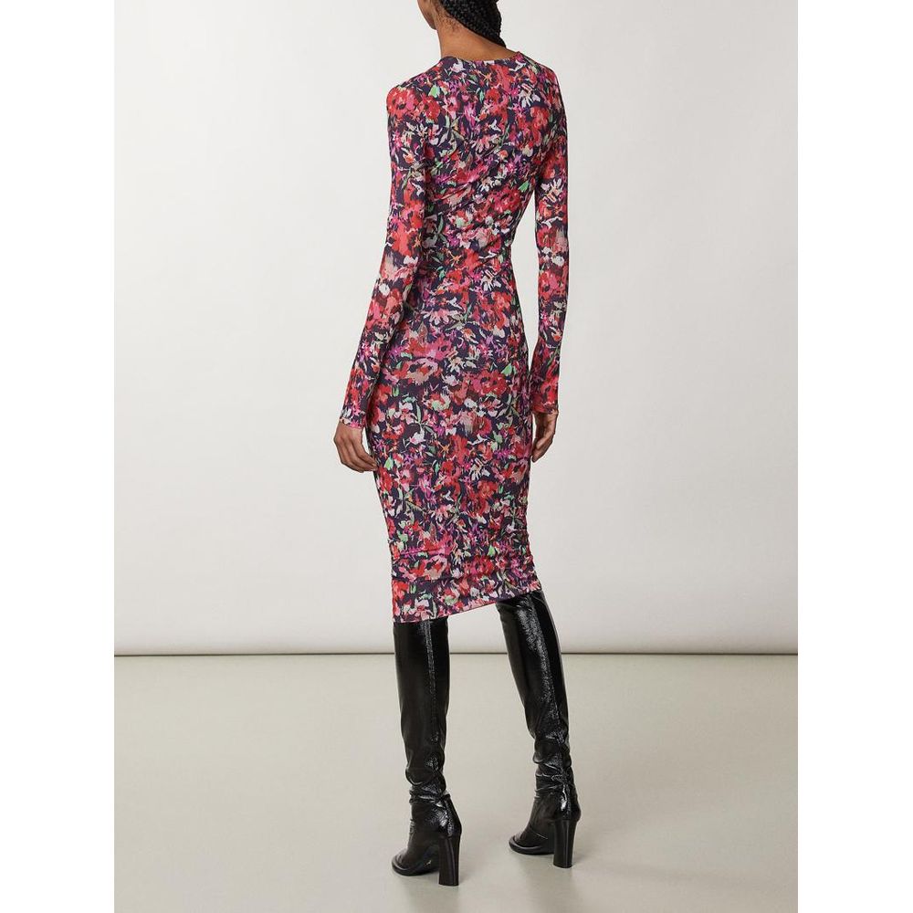 Patrizia Pepe Rotes Freizeitkleid aus Polyester