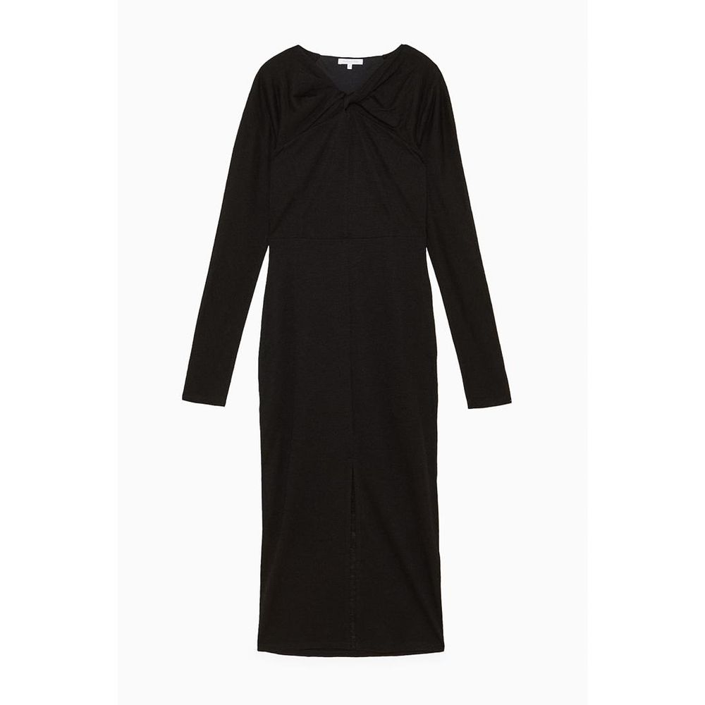 Patrizia Pepe Schwarzes Wollkleid für den Alltag