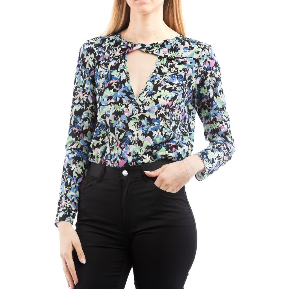 Patrizia Pepe Mehrfarbiges Langarmshirt aus Polyester
