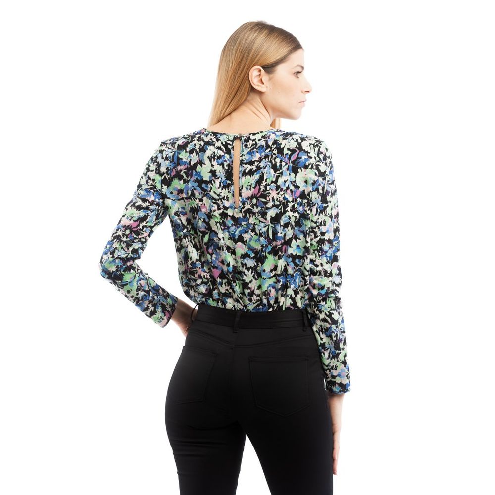Patrizia Pepe Mehrfarbiges Langarmshirt aus Polyester
