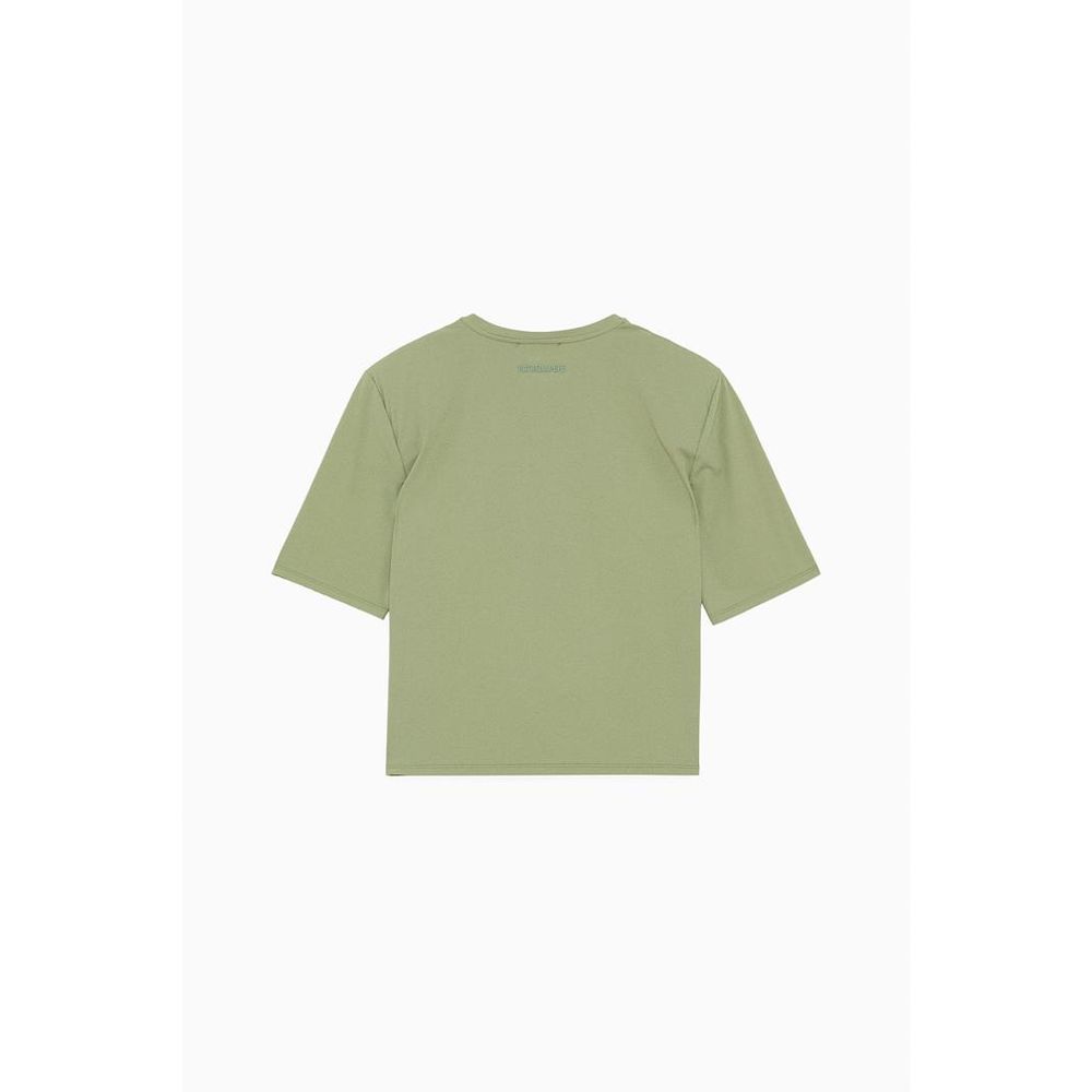 Patrizia Pepe Grünes Nylon-T-Shirt