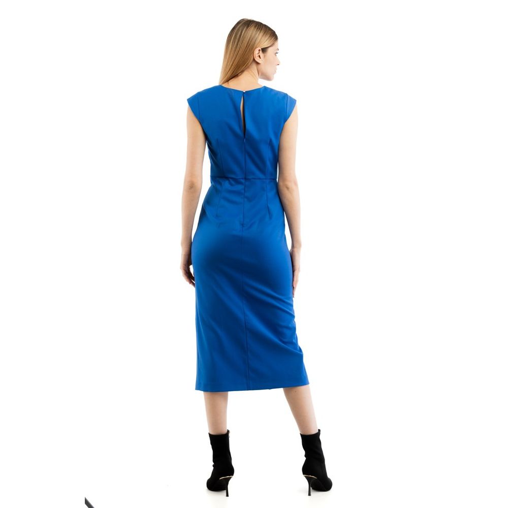 Patrizia Pepe Blaues Polyester-Freizeitkleid