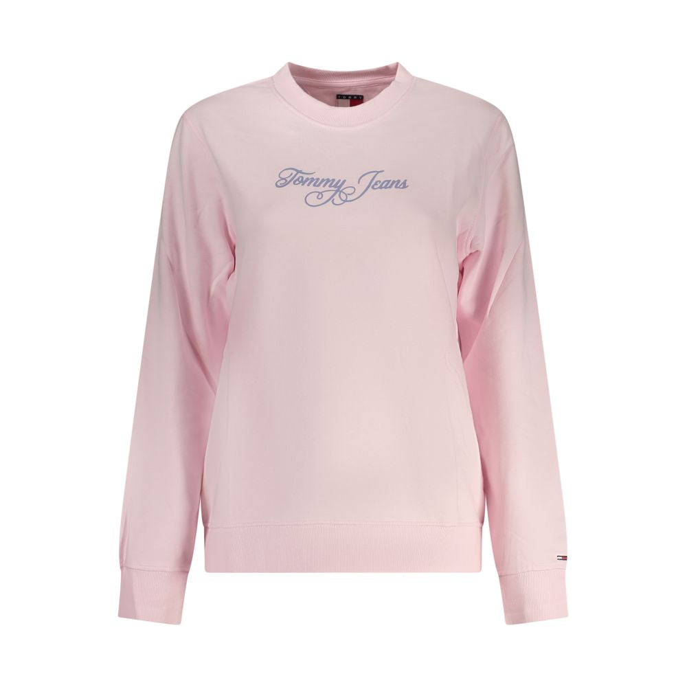Tommy Hilfiger Rosa Baumwoll-Sweatshirt für Damen