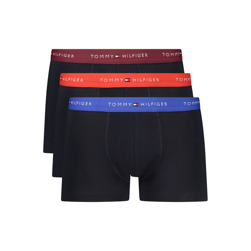Tommy Hilfiger Schwarze Herren-Boxershorts aus Baumwolle