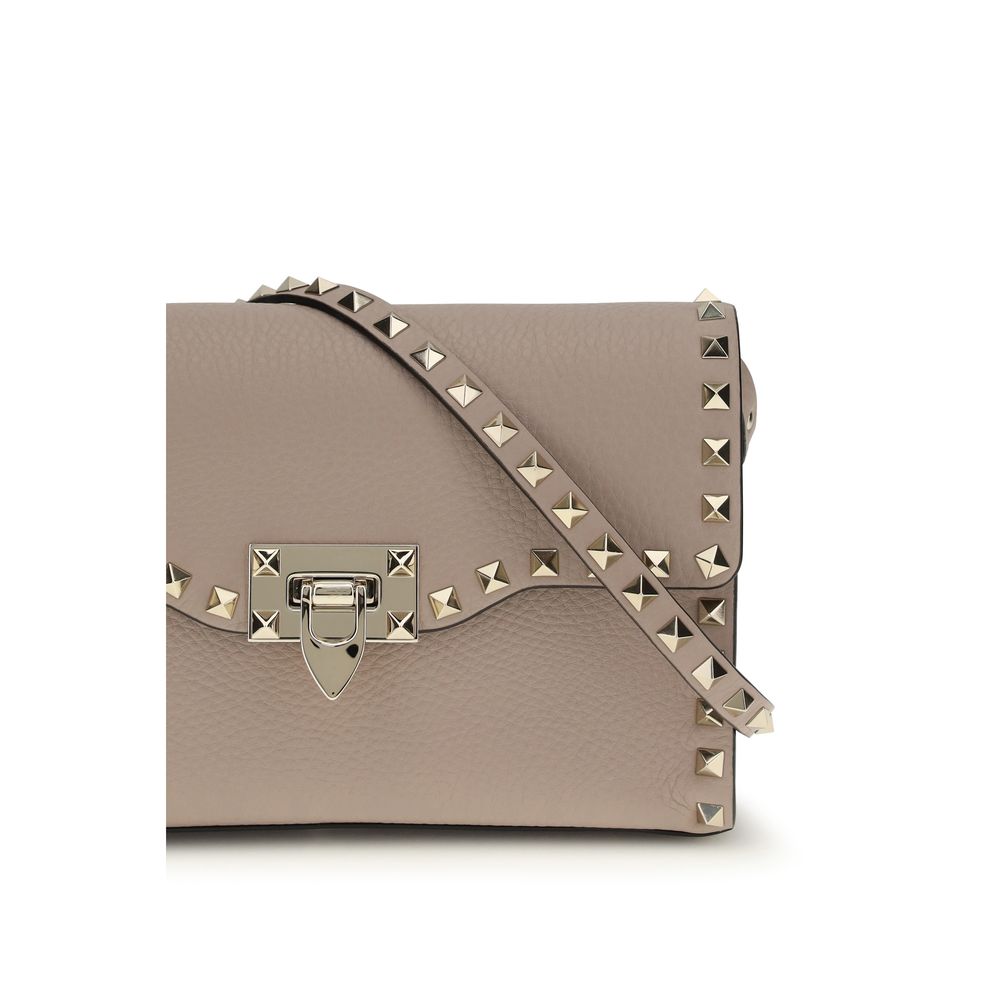Valentino Garavani Multicolor Calf Leather Bos Taurus Schultertasche