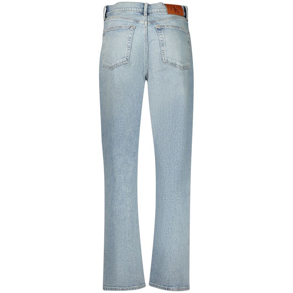 Calvin Klein Azzurro Baumwoll-Jeans für Damen