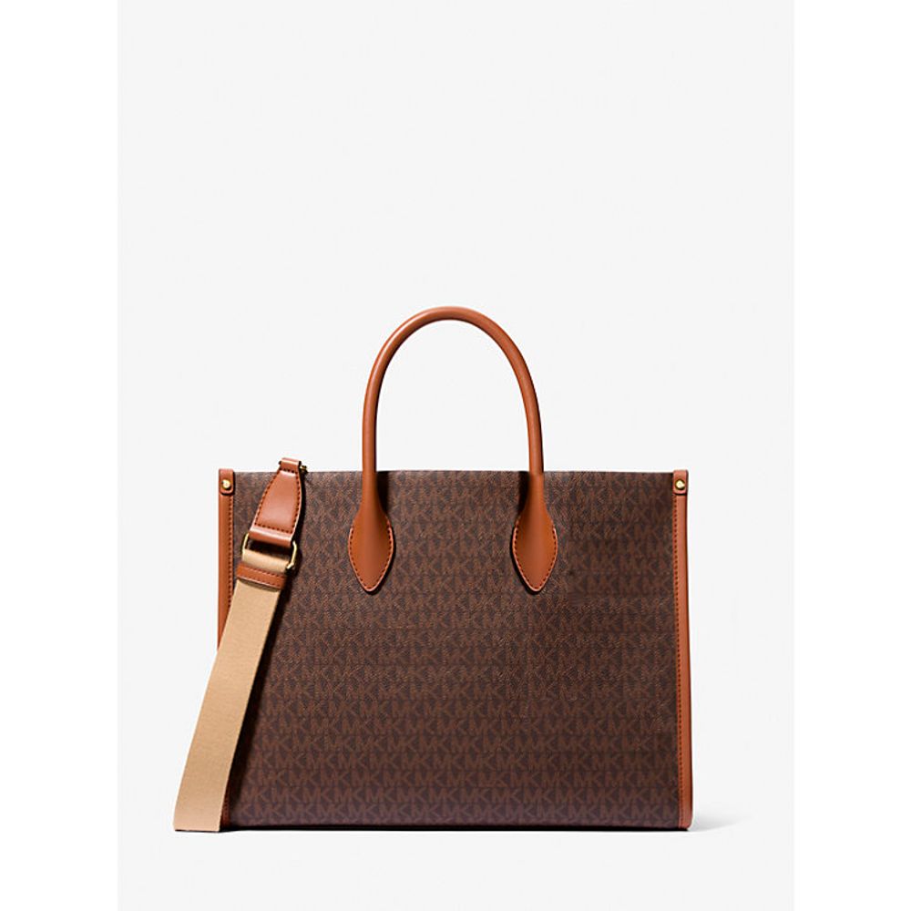 Michael Kors Braune Leder Schultertasche