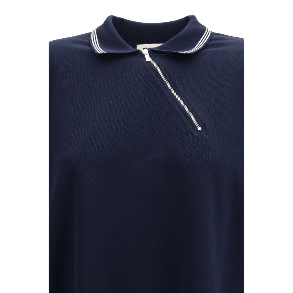 Miu Miu Blaues Baumwoll-Poloshirt
