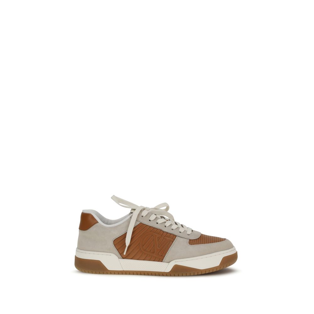 Valentino Garavani Mehrfarbige Bos Taurus Kalbsleder Sneaker