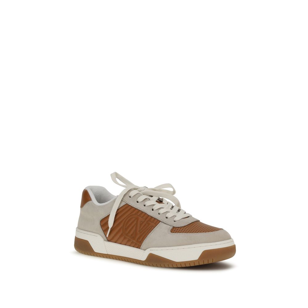 Valentino Garavani Mehrfarbige Bos Taurus Kalbsleder Sneaker