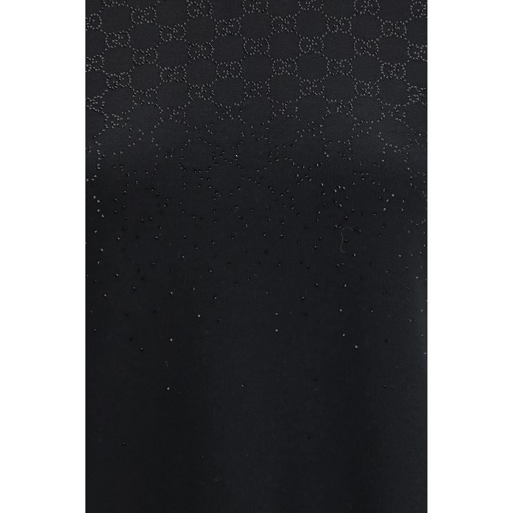 Gucci Schwarzes Woll-Freizeitkleid