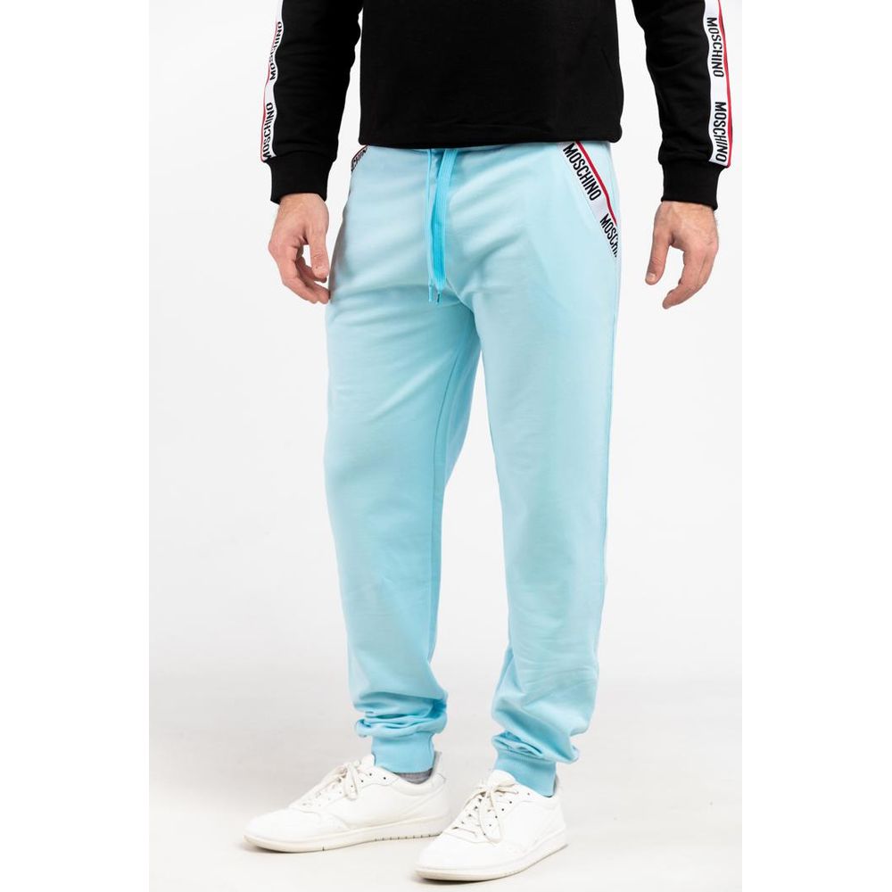 Moschino Blaue Baumwoll-Jogginghose (Trainingshose)
